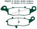 Suzuki GSX 750 F X/Y 99-00 Plaquettes de Frein Avant Droit EBC Standard (Type GG)