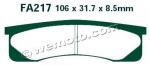 Arctic Cat 300 (2x4) 98-03 Plaquettes de Frein Arrière EBC Métal Fritté (Type GG)