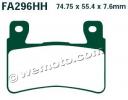 Kawasaki ZX-6R (ZX 636 GLF) ABS 20 Передні колодки EBC Sintered (металізовані) — тип HH