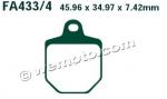 Husaberg FS 570 10 Передні колодки EBC Sintered (металізовані) — тип GG