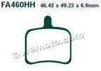 Buell 1125 R 09 Задні колодки EBC Sintered (металізовані) — тип HH