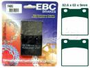 Suzuki GSXR 600 K2 02 Plaquettes de Frein Arrière EBC Standard (Type GG)