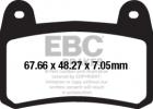 Generic Code 150 X 13 Передні колодки EBC — тип GG
