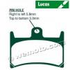 Yamaha FZX 250 ZEAL B/D 91-99 Plaquettes de Frein Avant Adaptables Standard (Type GG)