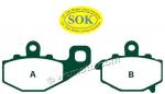 Kawasaki ZZ-R 400 (ZX 400 N1-N7) 93-99 Plaquettes de Frein Arrière Standard (Type GG)