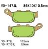 Honda CB-1 (CB 400 F)  NC27 89-90 Pads Rear Vesrah Sintered (HH Type)