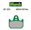 Yamaha TZ250 (Radial Caliper) 03-05 Pads Rear Vesrah Green (GG Type)