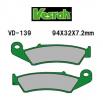 Honda CR 500 RP/RR 93-94 Pads Front Vesrah Green (GG Type)
