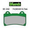 Yamaha TZR 250 R (3XV1/4/6) (import) 91 Plaquettes de Frein Avant Vesrah Standard (Type GG)