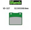 Kawasaki ZXR 400 H2 90 Plaquettes de Frein Arrière Vesrah Standard (Type GG)