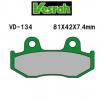 Honda XLR 250 Baja MK1 RF/R2F/RH (MD22)(Japan) 85-86 Plaquettes de Frein Avant Vesrah Standard (Type GG)