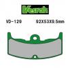 Honda CBX 550 FC/F2C (German Market) 82-83 Plaquettes de Frein Avant Vesrah Standard (Type GG)