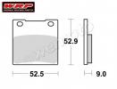 Kawasaki ZX7-R (ZX 750 P1/P2/P3) 96-98 Pads Rear WRP Supersport Sintered (F3)