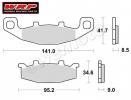 Kawasaki GPX 600 R (ZX 600 C4-C7) 91-96 Pads Rear WRP Supersport Sintered (F3)