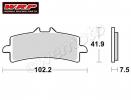 Suzuki GSXR 600 L1 11 Pads Front WRP Road Racing Sintered (F5R)