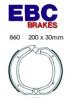 BMW R 60/7  (Single disc) 79 Brake Shoes Rear EBC Standard