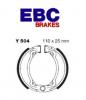 Yamaha DT 50 MX 81-86 Shoes Front EBC Grooved