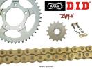 Ducati M750 Monster  00 DID ZVM-X Super Heavy Duty X-Ring Gold Chain and Afam Sprocket Kit