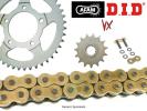 Kawasaki ZX-6R (ZX 600 G2) 99 DID VX Heavy Duty X-Ring Gold and Black Chain and Afam Sprocket Kit