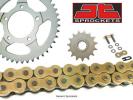 Yamaha DT 125 RE 04 JT Heavy Duty O-ring Gold and Black Chain and JT Sprocket Kit