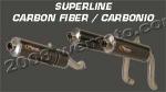 Ducati 800 SS 03-05 Silencieux Marving - Ovale - Fibre de Carbone