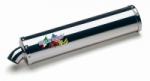 CPI XS 250 Quad 06-08 WileyCo - Oval Silencer - Stainless Steel - Not Homologated