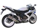 Suzuki GSXR 750 K9 09 DEVIL MASTER Stainless Silencer - E-Marked