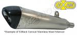 Honda CBR 1000 RR Fireblade 11 X-Black Conical Silencer - Stainless Steel