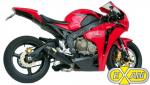 Honda CBR 1000 RR Fireblade 11 Conical Carbon Cap Silencer - Stainless Steel Black