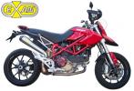 Ducati Hypermotard 1100 07-09 Conical Carbon Cap Silencer - Stainless Steel