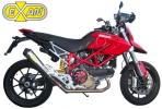 Ducati Hypermotard 1100 07-09  Conical Carbon Cap System Complete - Stainless Steel