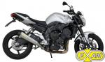 Yamaha FZ1 S 08-09 Conical Carbon Cap Silencer - Stainless Steel