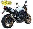 Yamaha FZ 8 11 Conical Carbon Cap Silencer - Stainless Steel