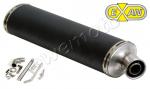 Buell XB 12 SCG Lightning 06-07 Oval Classic Silencer - Stainless Steel Black