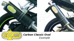 Honda CBR 1000 RR Fireblade 11 Oval Classic Silencer - Carbonlite