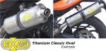 Honda CBR 1000 RR Fireblade 11 Oval Classic Silencer - Titanium