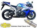 Honda CBR 600 RRB 11 Oval Classic Silencer - Stainless Steel