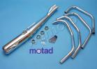 Honda CBX 550 F2C/F2D 82-84 Système d'Echappement Complet Motad 