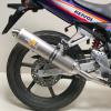 Honda CBR 125 R4/R5/RS5 (JC34) (JC39) 04-05 Pot d'Echappement Leo Vince SBK Evo II - Ovale - Alliage - de Marque-E