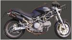 Ducati M1000 Monster 03 Marving High Level Carbon Fibre Oval Silencers