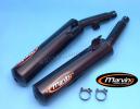Yamaha FJ 1200 (3XW Type) 91-96 Marving Original Style Silencers - Black 
