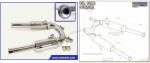 Honda GL 1200 AE/AF Goldwing Aspencade 84-85 Silencieux Master Marving - Chrome