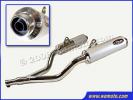 Yamaha TDM 850 4TXL 96-97 Marving Original Style Silencers - Chrome & Aluminium