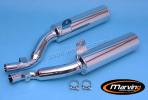 Yamaha XJ 600 S Diversion 96-97 Marving Original Style Silencers - Chrome