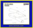 Honda CX 500 EC Euro Sport 82 Silencer Pattern Original - Pair