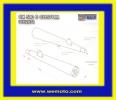 Honda CX 500 CA  Custom 79-80 Silencer Pattern Original - Pair