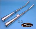 Kawasaki Z 750 B1/B2 TWIN 77-78 Silencieux Coniques Marvi Marving - Chrome