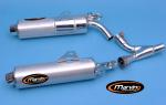 Suzuki DR 650 RSES 94-95 Silencieux Amacal Marving - Chrome et Aluminium - Paire