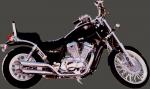 Suzuki VS 1400 G- LPH/LFH/LPJ/LFJ/LPR/LPT/LPV/LPW Intruder 87-99 Marving LEGEND Custom Silencers - Chrome