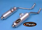 Honda NX 650 V/W/X Dominator RD08 97-99 Marving AMACAL Silencers - Chrome & Aluminium